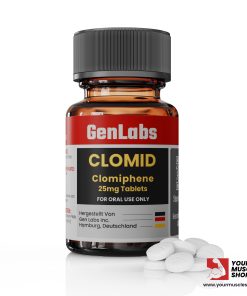 CLOMID (CLOMIPHENE CITRATE) 25MG / PER TAB – 200 TABLETS - GENLABS