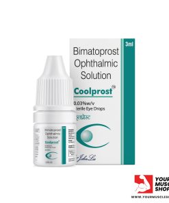 BIMATOPROST OPHTHALMIC SOLUTION ( 3ML STERILE EYE DROPS ) - COOLPROST