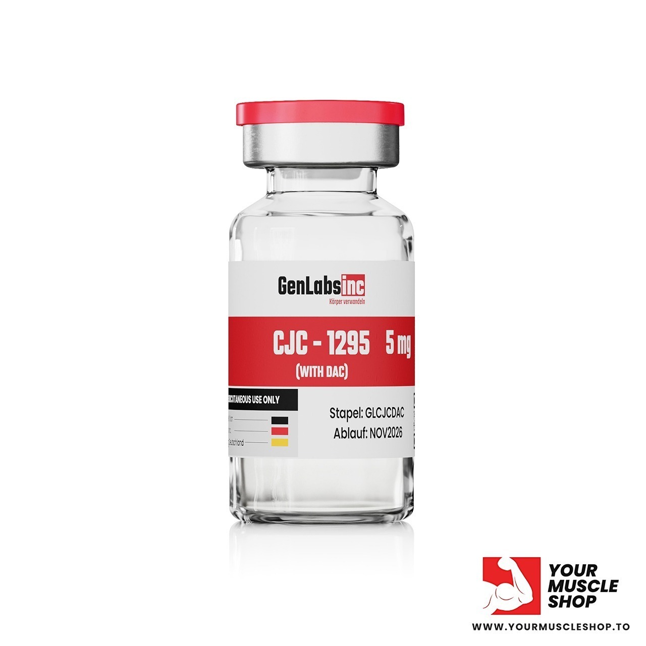 CJC-1295 – 5MG ( WITH DAC ) VIAL – GENLABS