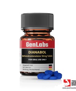 DIANABOL (D – BOL) 10MG / PER TAB – 100 TABLETS – GENLABS