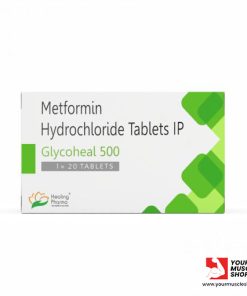 GLYCOHEAL 500 | METFORMIN HYDROCHLORIDE 500MG / PER TAB- [20 TABLETS STRIP] - HEALING PHARMA