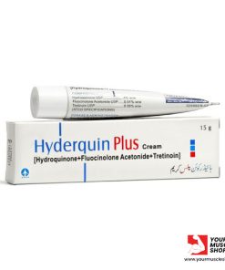 HYDERQUIN PLUS CREAM ( HYDROQUINONE USP + FLUOCINOLONE ACETONDIE USP + TRETINOIN USP ) 1 TUBE / 15GRAMS - ATCO LABS