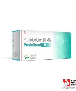 PREDNIHEAL ( PREDNISOLONE ) 10 MG / PER TAB [ 10 TABLETS STRIP ] - HEALING PHARMA