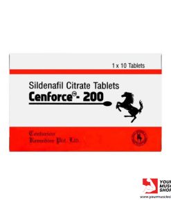 SILDENAFIL CITRATE (GENERIC VIAGRA) 200MG / PER TAB - [10 TABLETS STRIP]- CENFORCE