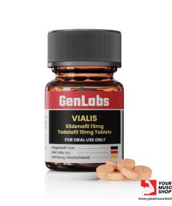 VIALIS - SILDENAFIL 15MG / TADALAFIL 10MG - PER TAB - 60 TABLETS - GENLABS