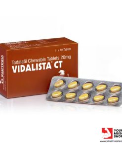 VIDALISTA - CIALIS (TADALAFIL CHEWABLE) 20MG / PER TAB – [ 10 TABLETS STRIP ] - CENTURION LABS