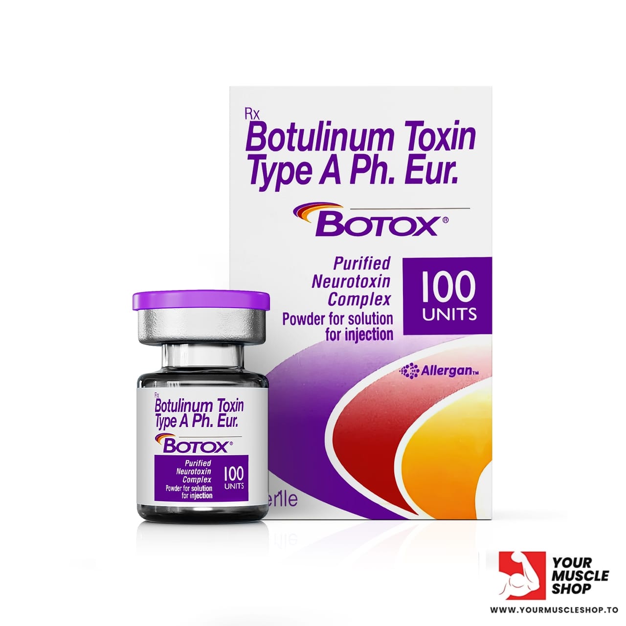 BOTULINUM TOXIN TYPE A PH. EUR. - BOTOX 100UNITS - ALLERGAN HEALTHCARE