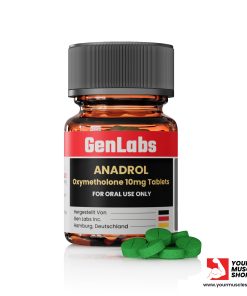 ANADROL 10 (OXYMETHOLONE) – 10MG / PER TAB – 100 TABLETS – GENLABS