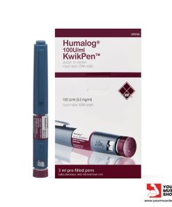 HUMALOG 100 U/ml(1 INSULIN PEN ) KWIKPEN  LILLY ( WITH PEN NEEDLES)