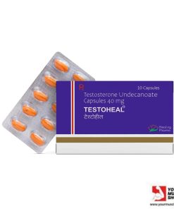 TESTOSTERONE UNDECANOATE CAPSULES ( TESTOHEAL ) - 40MG / PER CAPSULE [10 CAPSULES STRIP]- HEALING PHARMA