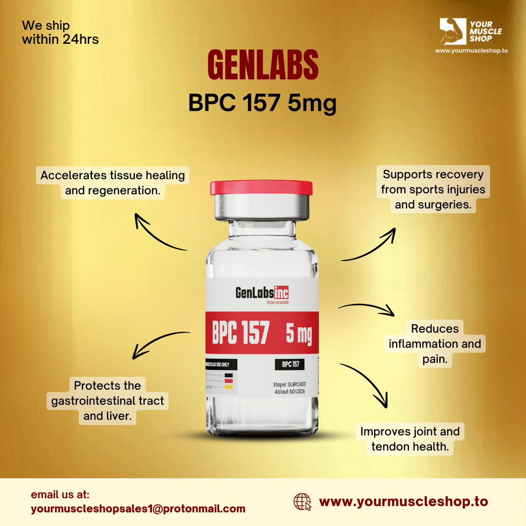 BPC 157 – 5MG/ VIAL – GENLABS - Image 2