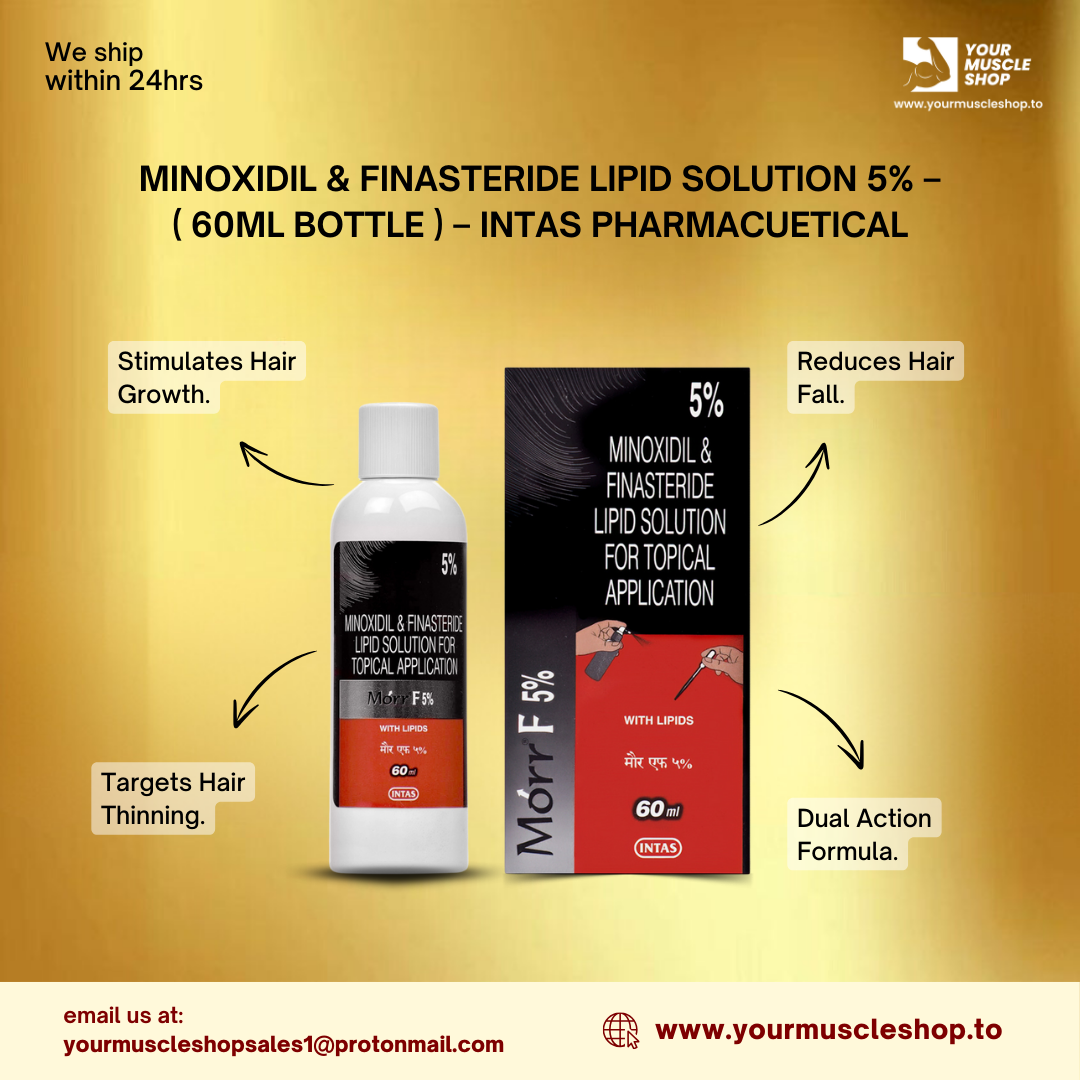 MINOXIDIL & FINASTERIDE LIPID SOLUTION 5% (MORR-F) - 60ML BOTTLE - INTAS PHARMACUETICAL - Image 3