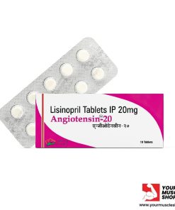 ANGIOTENSIN (LISINOPRIL) 20MG / PER TAB - [10 TABLETS STRIP] - HEALING PHARMA