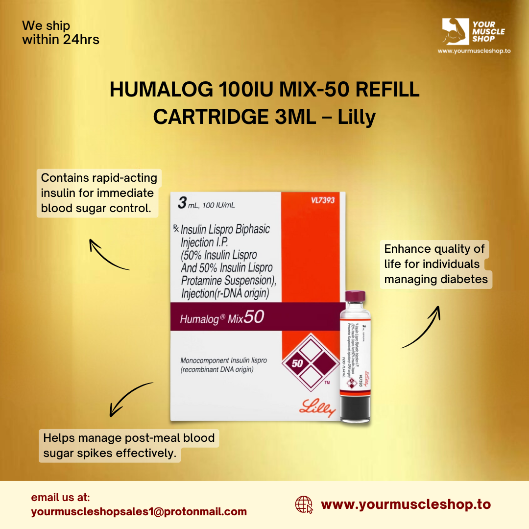 HUMALOG 100IU MIX-50 REFILL CARTRIDGE 3ML - Lilly - Image 2
