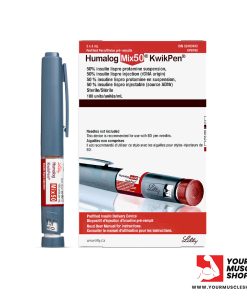 HUMALOG MIX50 (1 INSULIN PEN ) KWIKPEN – 100IU – LILLY ( WITH PEN NEEDLES)