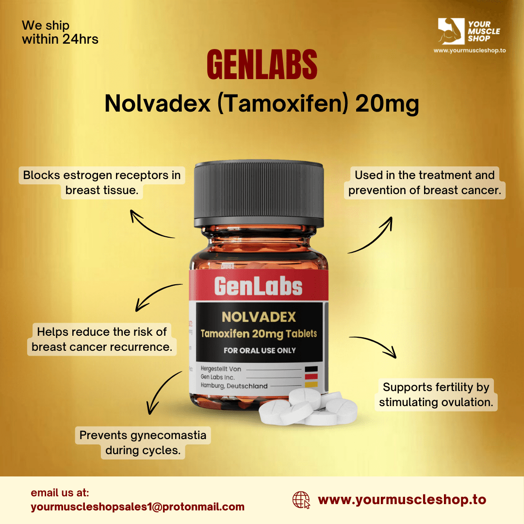 NOLVADEX (TAMOXIFEN) 20MG / PER TAB – 100 TABLETS - GENLABS - Image 3