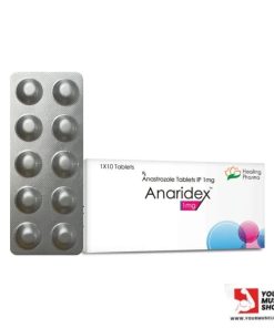 ANARIDEX (ANASTROZOLE) 1 MG / PER TAB – [10 TABLETS STRIP]– HEALING PHARMA