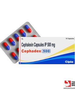 CEPHADEX 500MG (CEPHALEXIN ) - 500MG / PER CAPSULE - [ 10 CAPSULES STRIP ] - CIPLA