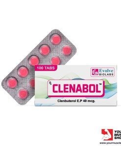CLENABOL 40 MCG TABLET (CLENBUTEROL) [100 TABLETS BOX] - EVOLVE BIOLABS