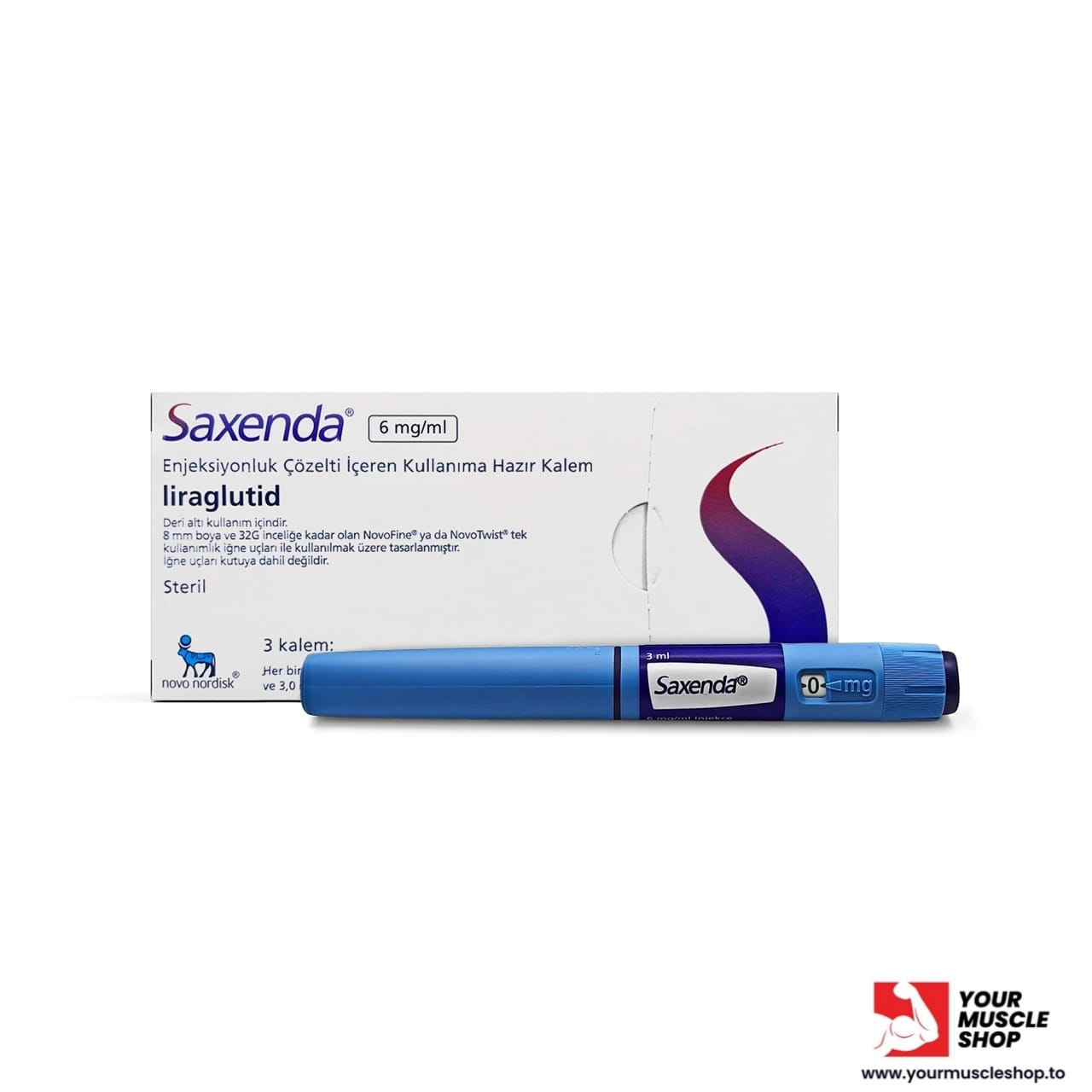 SAXENDA 6 MG/ML 1 PEN LIRAGLUTIDE - NOVO NORDISK