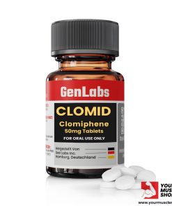 CLOMID (CLOMIPHENE CITRATE) 50 MG / PER TAB – 100 TABLETS - GENLABS