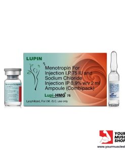 HMG - ( MENOTROPIN FOR INJECTION IP 75 IU AND SODIUM CHLORIDE INJECTION IP 0.9% W/V 2ML AMPOULE ) - LUPIN
